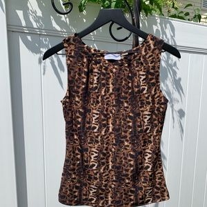 Calvin Klein leopard Blouse